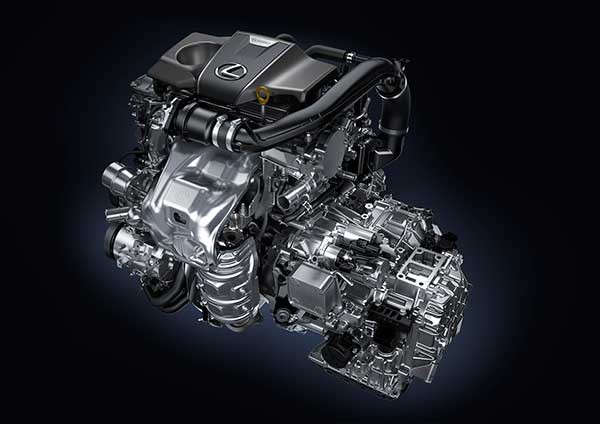 Lexus RX 200t autó motorja turbómotoros hajtáslánccal