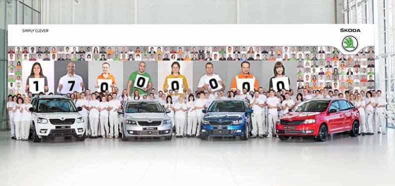 A Škoda legyártotta a 17 milliomodik járművét