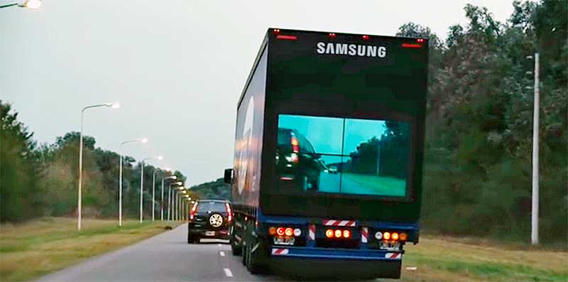 Biztonságos előzést segít a Samsung kamionokkal