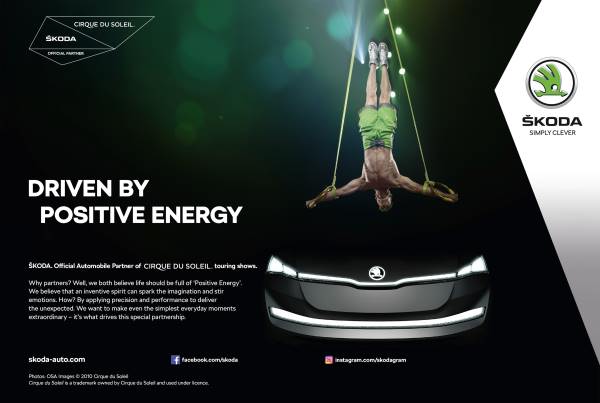 A Škoda és a Cirque du Soleil® hosszú távú együttműködésről állapodott meg
