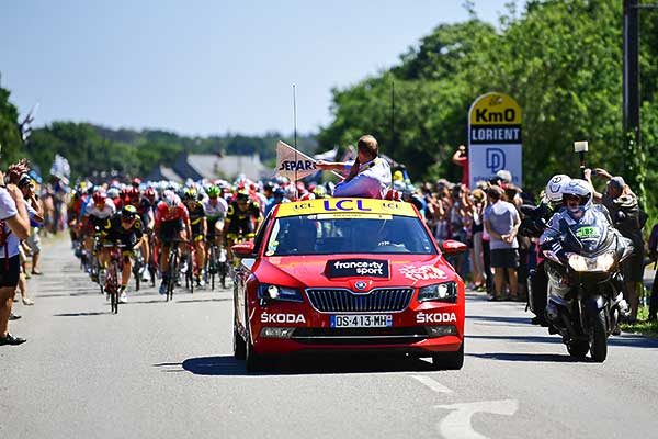 Már 16. alkalommal a Tour de France főtámogatója a Škoda